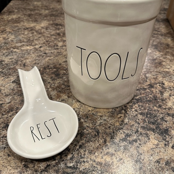 Rae Dunn Kitchen Rae Dunn Spoon Holder And Utensil Holder Poshmark